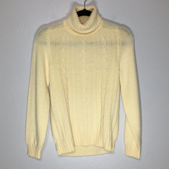 Vintage 60s Knockabouts by Pendleton Fisherman Cable Knit Sweater, 100% Wool - Picture 3 of 11